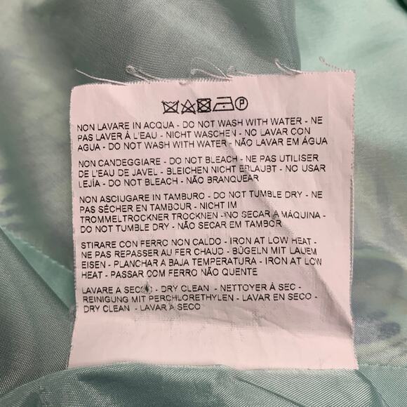 ETRO Size 6 Multi Color Silk Blend Mixed Patterns Cap Sleeves Dress - Picture 7 of 7